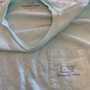 Vineyard vines teal whale tee